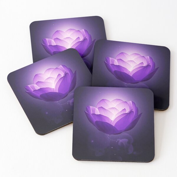 Item preview, Purple Aura Glow – Ethereal Lotus of Inner Awareness | ArtivaNest Sacred Design designed and sold by ArtivaNest.