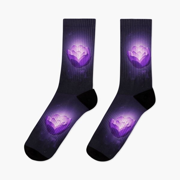 Item preview, Purple Aura Glow – Ethereal Lotus of Inner Awareness | ArtivaNest Sacred Design designed and sold by ArtivaNest.