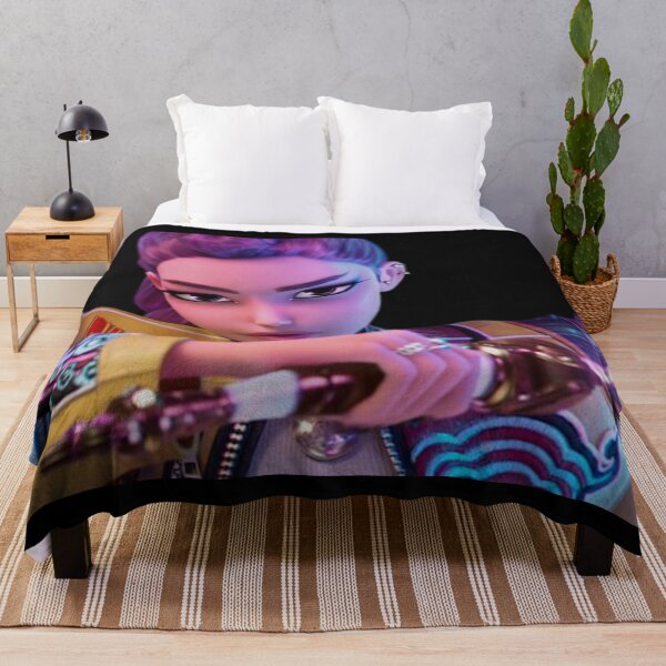 Item preview, Rumi Cute Funny Kpop Demon Hunters HUNTR/X Huntrix Sticker Pack, phone cases, shirt, journals, bags, blankets, etc / Kpop Demon Hunters Rumi Merch / Kpop Girl designed and sold by TeenLake.