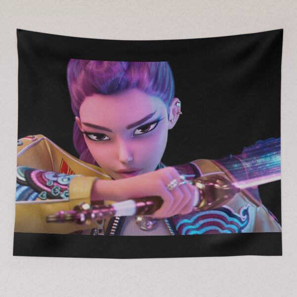 Item preview, Rumi Cute Funny Kpop Demon Hunters  HUNTR/X Huntrix  Sticker Pack, phone cases, shirt, journals, bags, blankets,  etc / Kpop Demon Hunters Rumi Merch / Kpop Girl designed and sold by TeenLake.