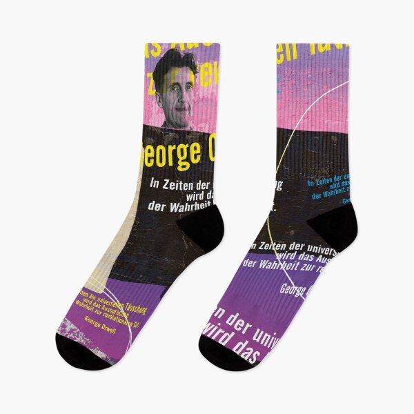 Item preview, George Orwell quote Truth Revolution Collage Design designed and sold by Mauswohn.