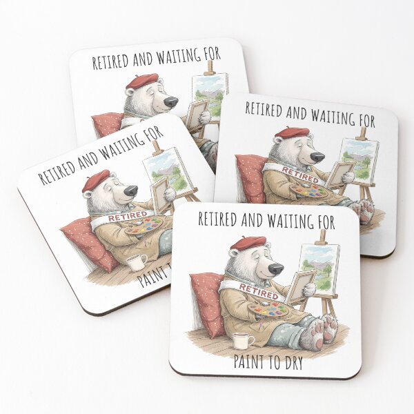 Item preview, Retired Artist Bear Illustration For Women Who Paint designed and sold by MTJ-Mushrooms.