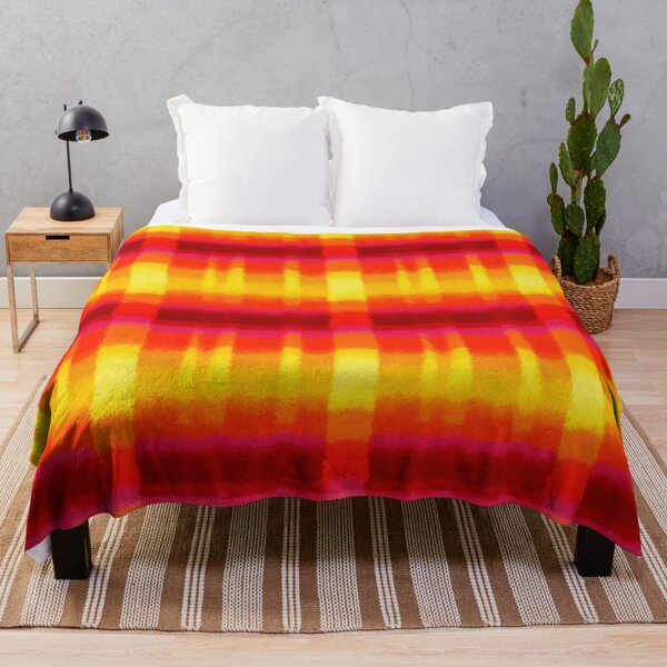 Item preview, Heatwave Ombre Plaid Haze Pattern designed and sold by bubblegoth.