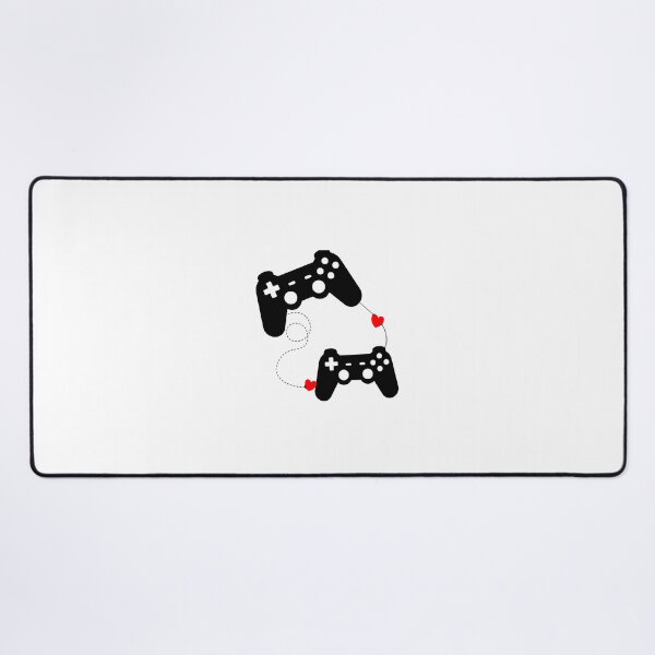 Item preview, Gaming Couple Connected Controllers - Player 1 and Player 2 Love designed and sold by Neveza.
