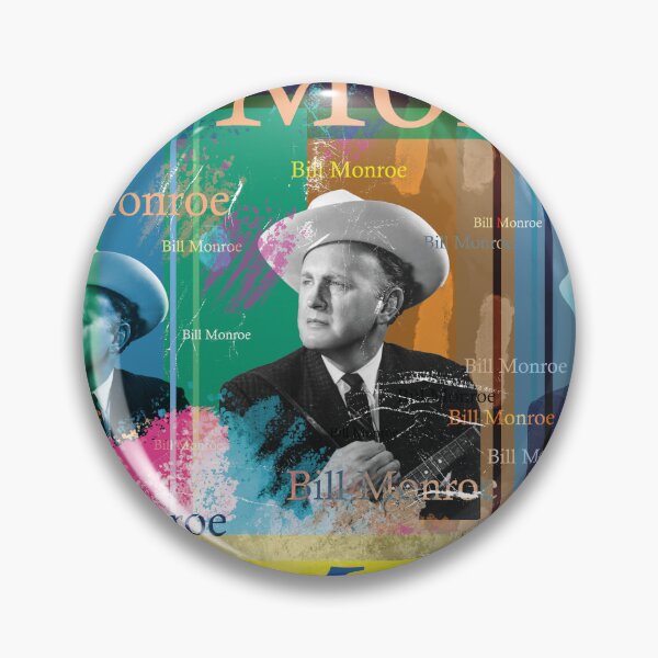 Item preview, Bill Monroe Bluegrass Legend Portrait Collage Design designed and sold by Mauswohn.