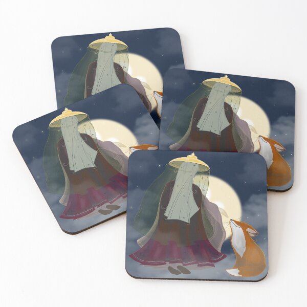 Item preview, The Midnight Encounter: Fox and the Veiled Spirit designed and sold by dreamseller88.