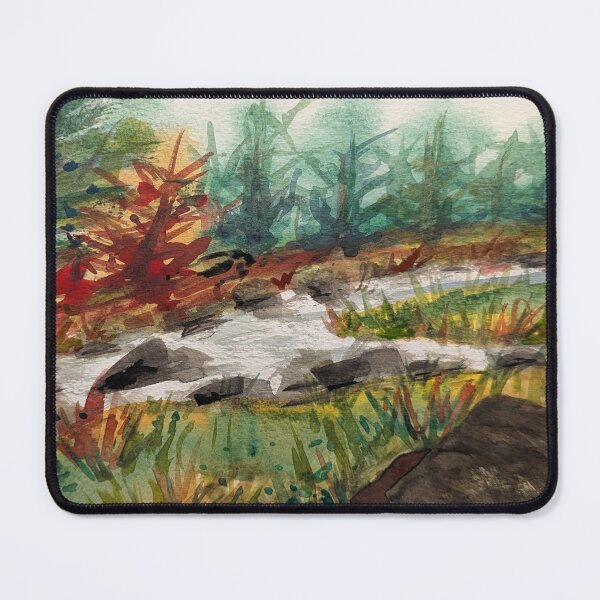 Item preview, Forest in bold watercolour designed and sold by Art-By-Rosalind.