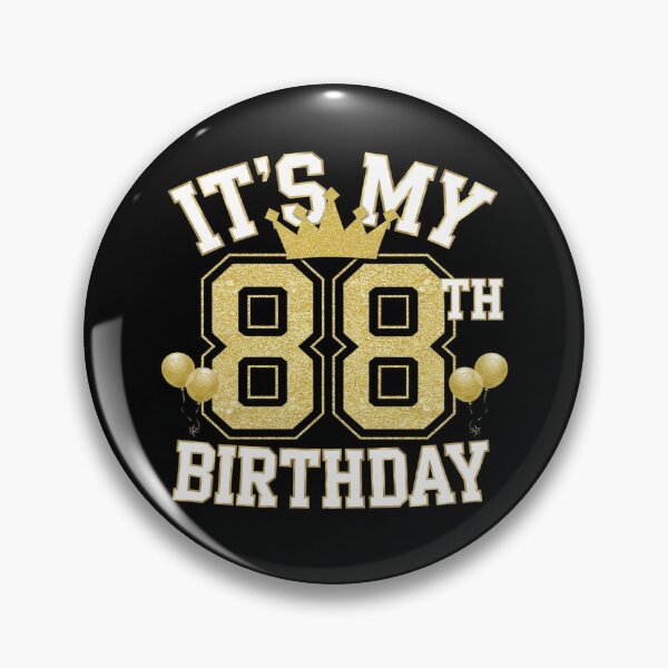 Item preview, It's My 88th Birthday For 88 Years Old Man And Woman  designed and sold by DigitaldeligArt.