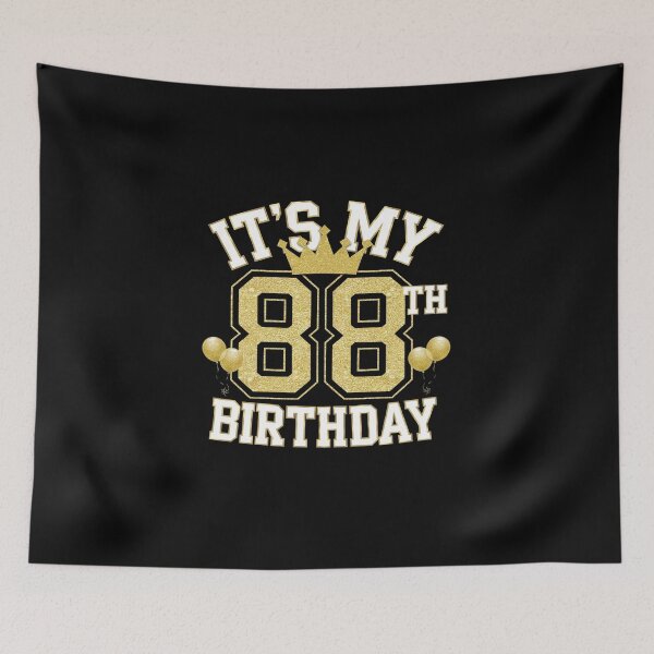 Item preview, It's My 88th Birthday For 88 Years Old Man And Woman  designed and sold by DigitaldeligArt.