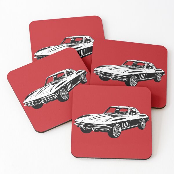 Item preview, 1963 Chevrolet Corvette Sting Ray Classic Car Design | Vintage American Sports Car designed and sold by KatanaCreative.