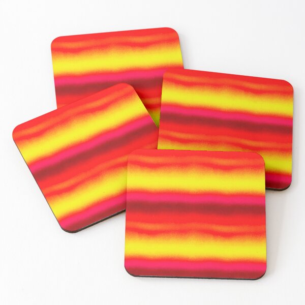Item preview, Sunset Gradient Stripe Color Bands Pattern designed and sold by bubblegoth.