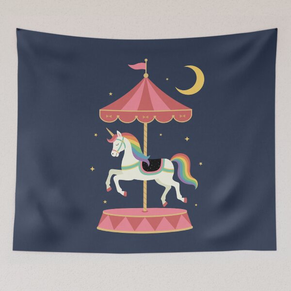 Item preview, Carousel Unicorn designed and sold by AndyWestface.