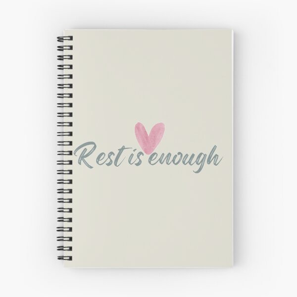 Item preview, rest is enough – minimalist calm quote designed and sold by ZEYCAT.