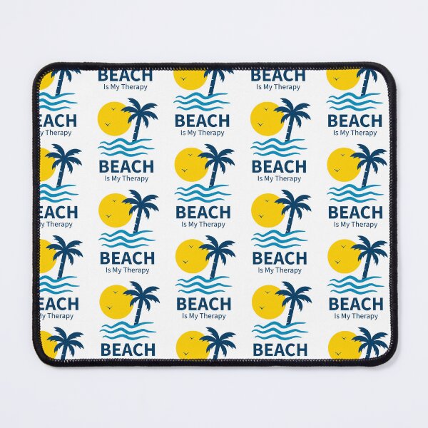Item preview, Beach Is My Therapy – Minimalist Retro Coastal Tropical Sunset designed and sold by Shape Snip Studio.