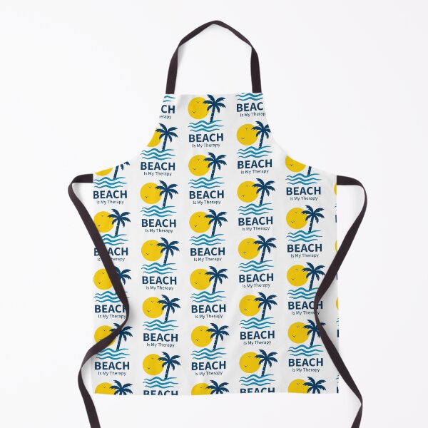 Item preview, Beach Is My Therapy – Minimalist Retro Coastal Tropical Sunset designed and sold by Shape Snip Studio.