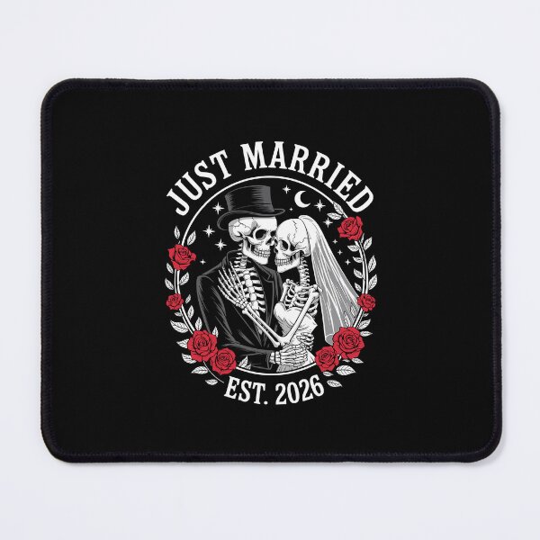 Item preview, Just Married Est 2026 Wedding designed and sold by MerchDeviant.