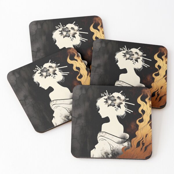 Item preview, Black White and Gold, Ai Generated Art  designed and sold by ACC .