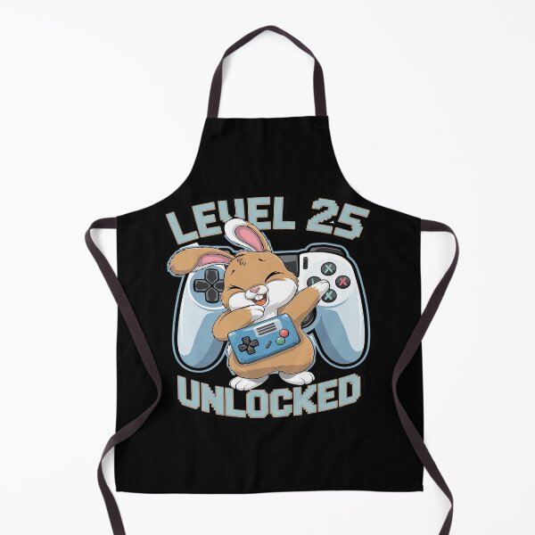 Item preview, Level 25 Unlocked - Dabbing Rabbit Gamer 25th Birthday designed and sold by DigitaldeligArt.