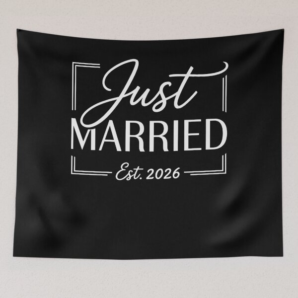 Item preview, Just Married Est 2026 Wedding Gift designed and sold by MerchDeviant.