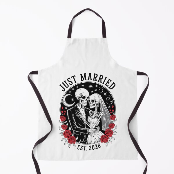 Item preview, Just Married Est. 2026 Wedding Couple designed and sold by MerchDeviant.