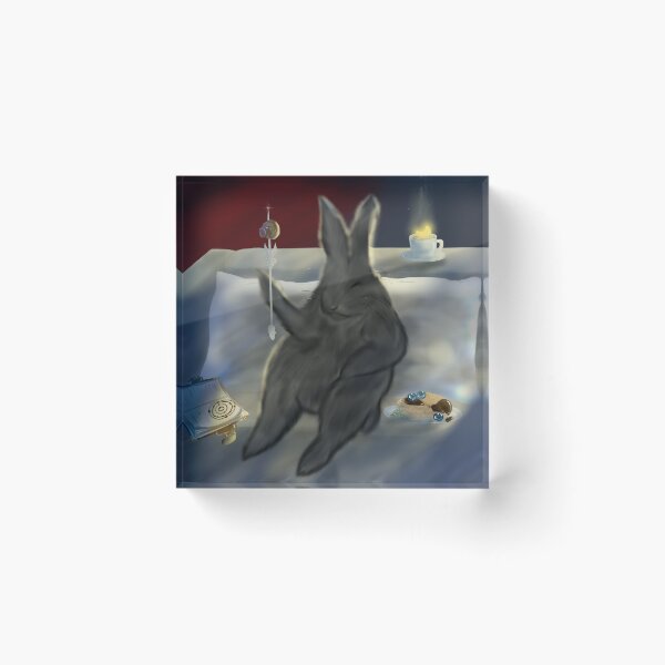 Item preview, The Sophisticated Rabbit: Moonlit Tea and Magic Mushroom designed and sold by dreamseller88.