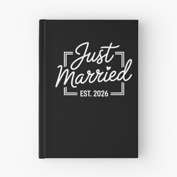 Item preview, Just Married Est. 2026 Wedding designed and sold by MerchDeviant.