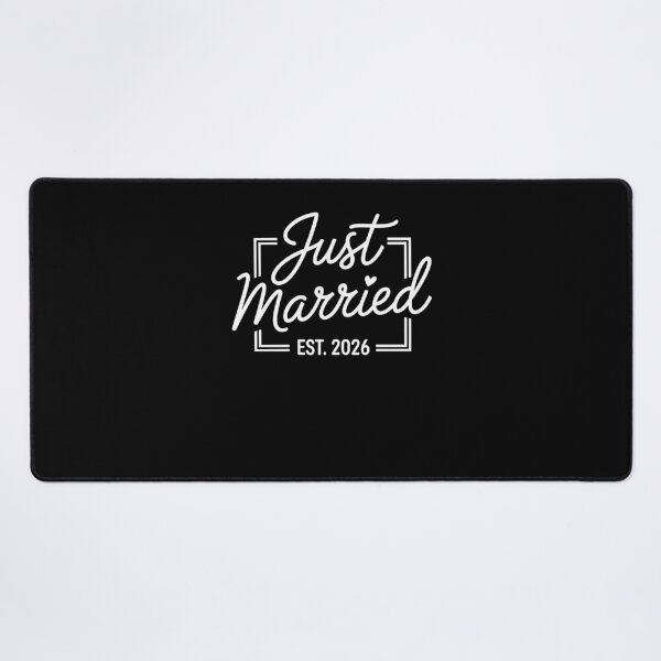 Item preview, Just Married Est. 2026 Wedding designed and sold by MerchDeviant.