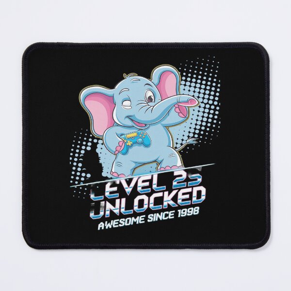 Item preview, Level 25 Unlocked Born 1998 Dabbing Elephant 25th Birthday  designed and sold by DigitaldeligArt.