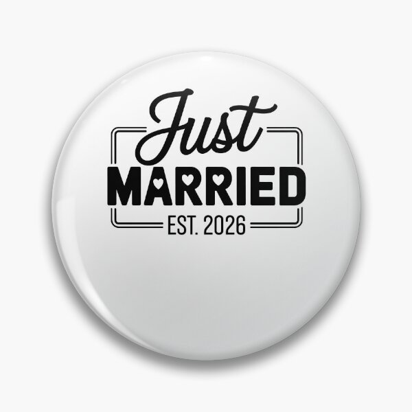Item preview, Just Married Est. 2026 Wedding  designed and sold by MerchDeviant.