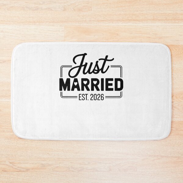 Item preview, Just Married Est. 2026 Wedding  designed and sold by MerchDeviant.