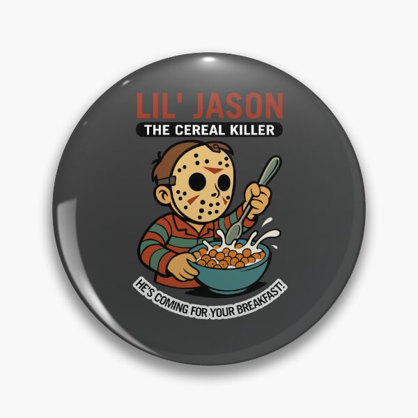 Item preview, Lil’ Jason: The Cereal Killer – Funny Horror Breakfast Parody designed and sold by VoglR.