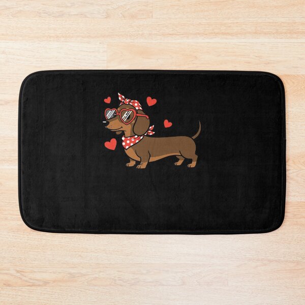 Item preview, Dachshund Heart Glasses Love Dog Valentine's Day designed and sold by MerchDeviant.