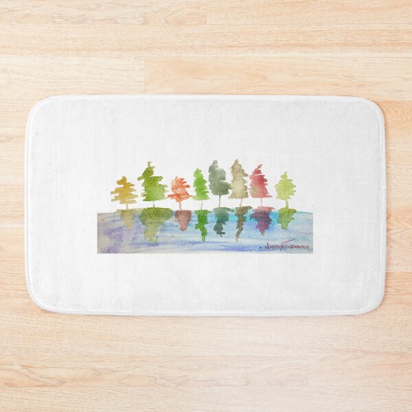 Item preview, Little Trees on the Lake designed and sold by Praline Creative.