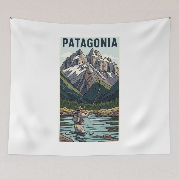 Item preview, Retro Vintage Patagonia Outdoor  designed and sold by ArtFromBeyond.