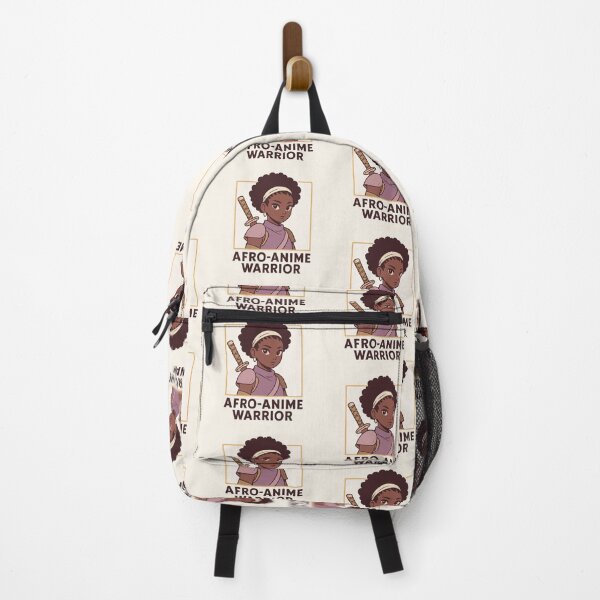 Item preview, Afro Anime Warrior Black Girl Illustration Powerful Female Fighter Art designed and sold by astersgraphics.