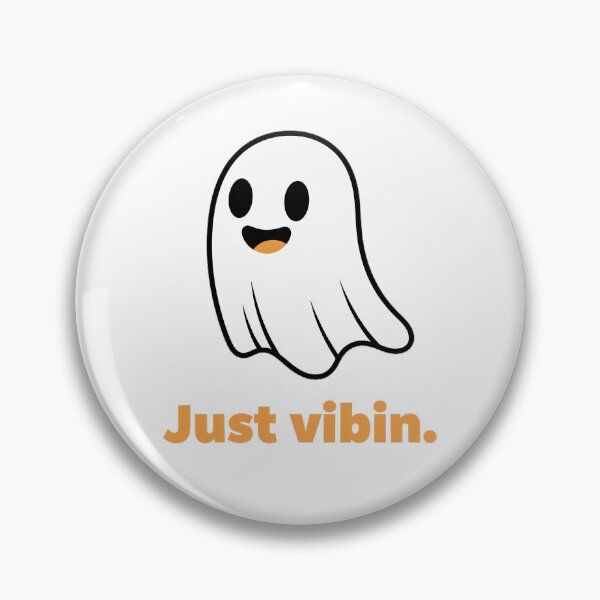 Item preview, Happy Ghost 'Just vibin' – fun and relaxed design designed and sold by Redwal15.
