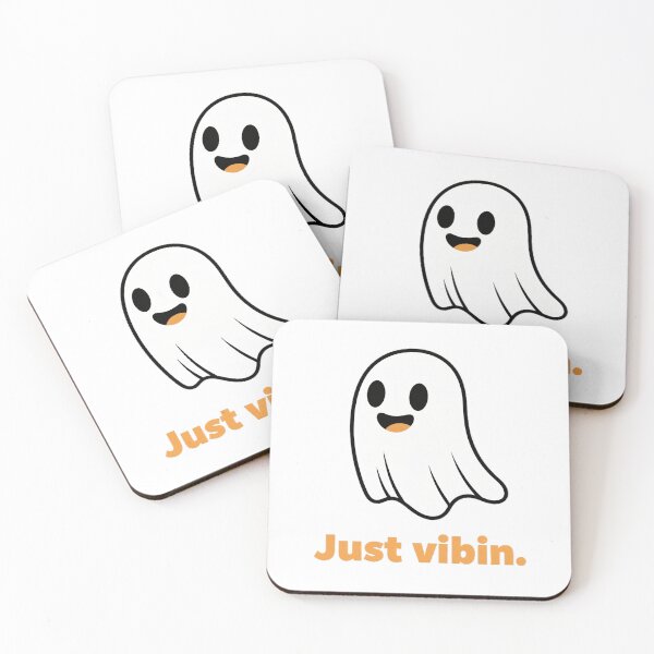 Item preview, Happy Ghost 'Just vibin' – fun and relaxed design designed and sold by Redwal15.