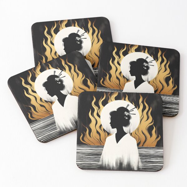 Item preview, Black White and Gold, Ai Generated Art  designed and sold by ACC .