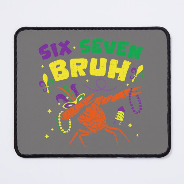 Item preview, Mardi Gras Six Seven Bruh Crawfish Jester Beads 67 Meme Boys designed and sold by KristineLi.