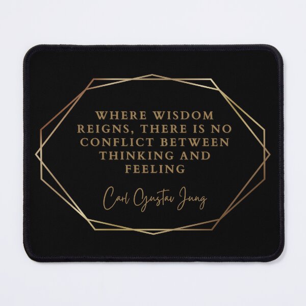 Item preview, Where wisdom reigns... - Carl Gustav Jung designed and sold by JokeAndStyle.