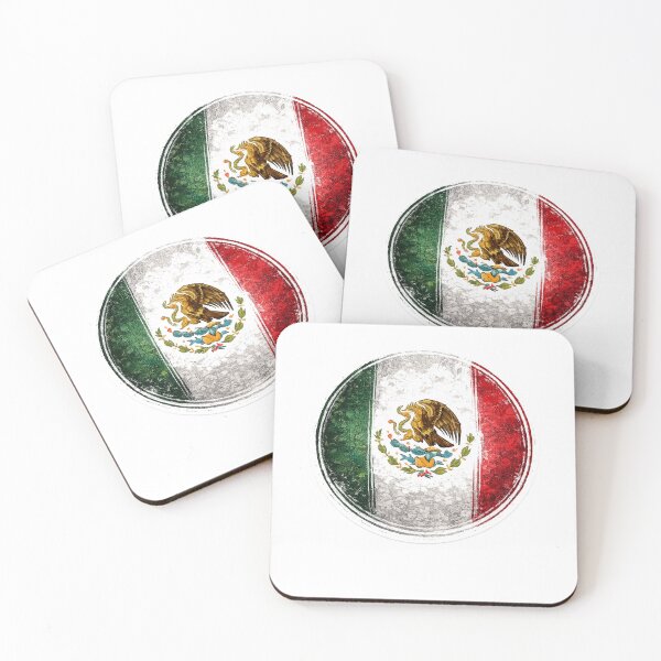 Item preview, Mexico Flag Circular Sticker | Mexican National Flag Design designed and sold by RelateAndTee.