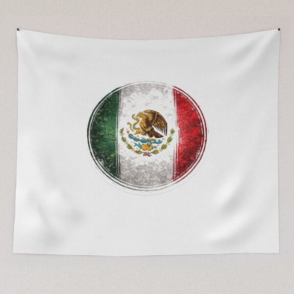 Item preview, Mexico Flag Circular Sticker | Mexican National Flag Design designed and sold by RelateAndTee.