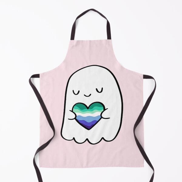 Item preview, Gay Men Flag Heart Ghost - LGBTQ Valentine Gift designed and sold by Cannaxes Studio.