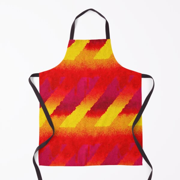 Item preview, Grunge Caution Stripes Heatwave Pattern designed and sold by bubblegoth.