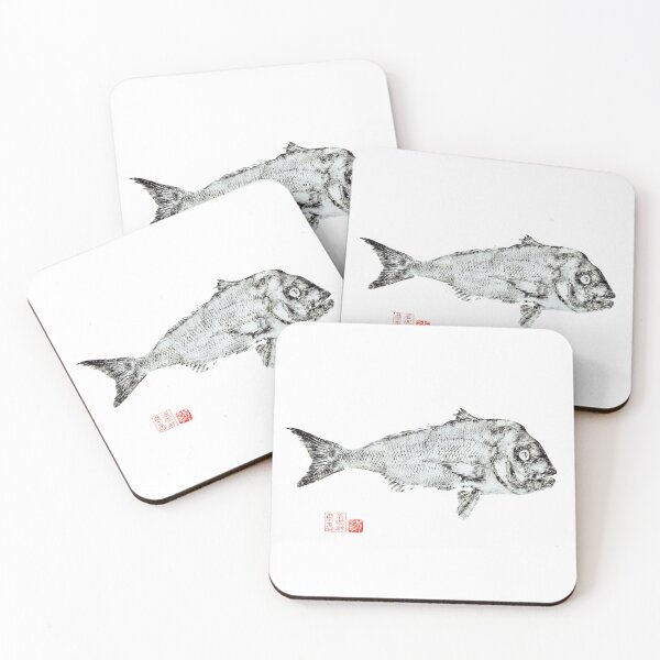 Item preview, Japanese Gyotaku Snapper designed and sold by MaluGyotaku.