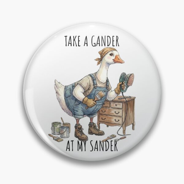 Item preview, DIY Goose Furniture Flipping Illustration For Creative Women designed and sold by MTJ-Mushrooms.