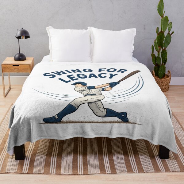 Item preview, Swing for Legacy - Baseball Batter Mid-Swing Illustration designed and sold by MKreative Studio.