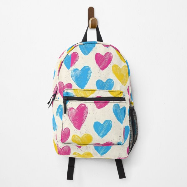 Item preview, Pansexual Pride Heart Pattern – Cute LGBTQ Valentine Seamless designed and sold by Cannaxes Studio.