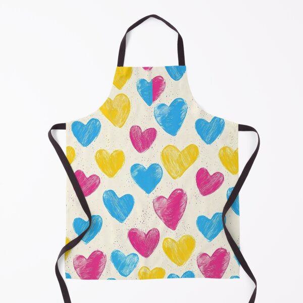 Item preview, Pansexual Pride Heart Pattern – Cute LGBTQ Valentine Seamless designed and sold by Cannaxes Studio.