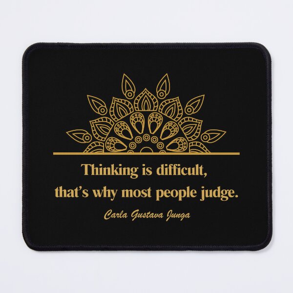 Item preview, Thinking is difficult.. - Carl Gustav Jung designed and sold by JokeAndStyle.